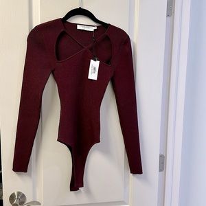 ASTR The Label Cutout Bodysuit NWT